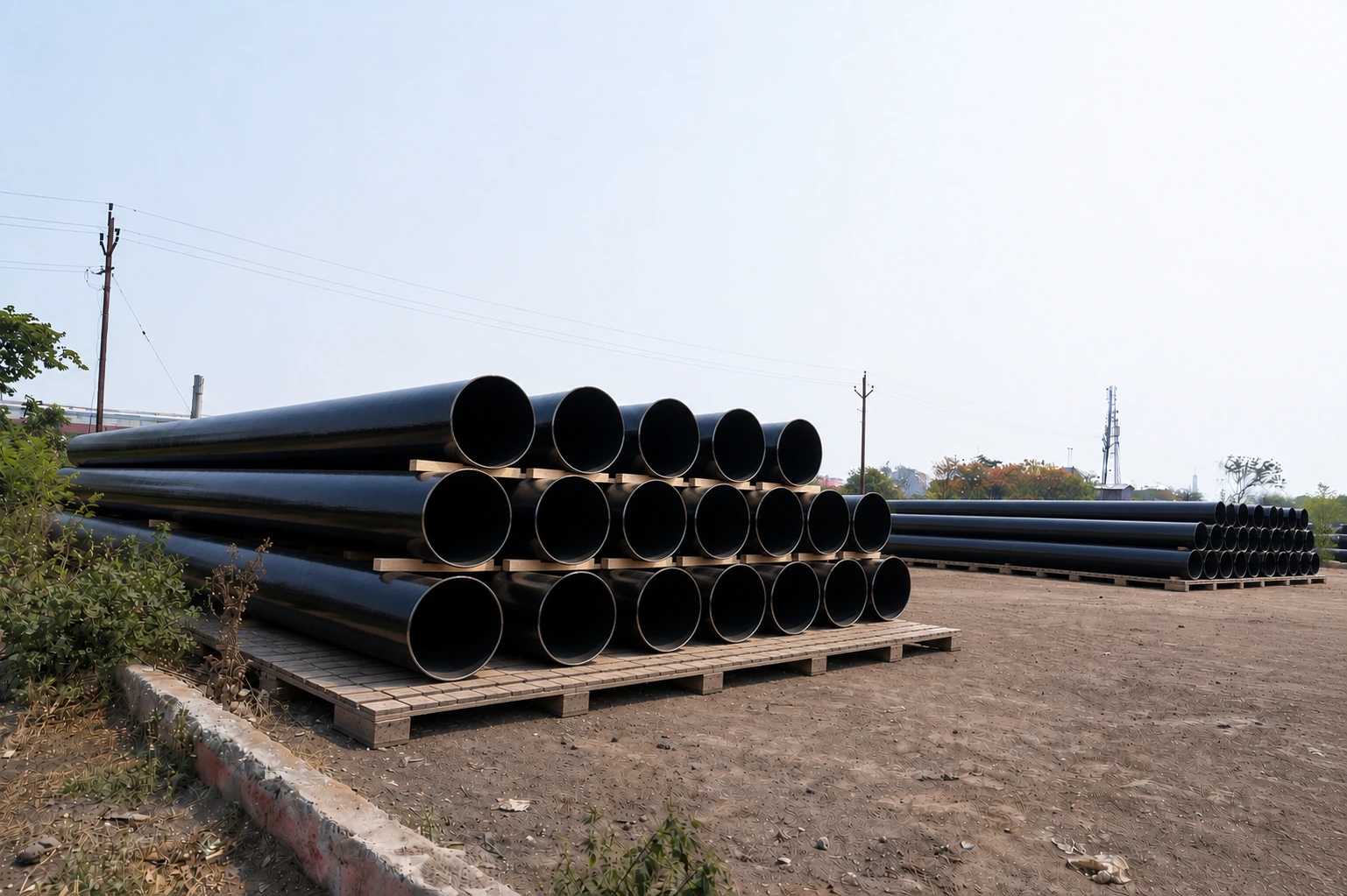 CTE coated HSAW pipes at MTL Pipes